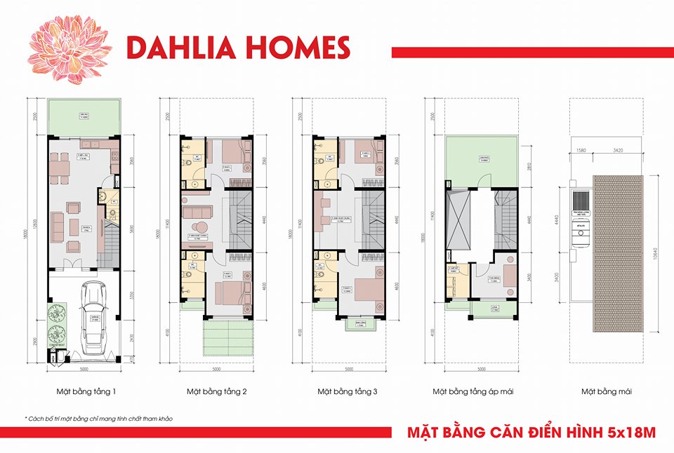 Vị trí dự án liền kề Dahlia Homes ST5 - Gamuda Gardens